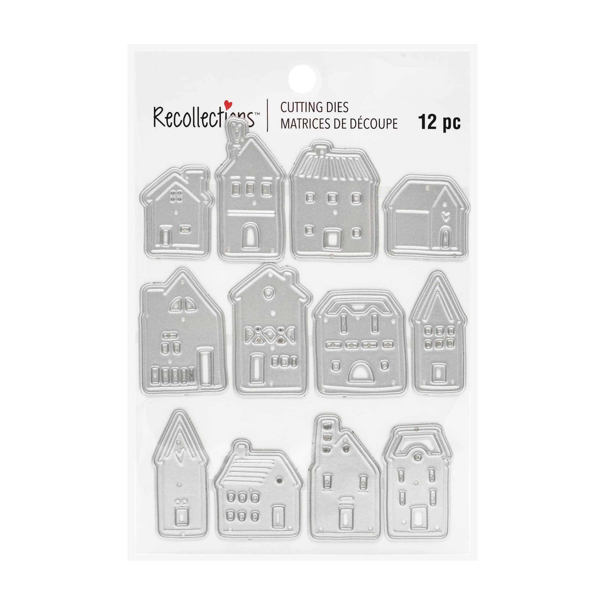 6 Pack: Houses Cutting Die Set by Recollections™